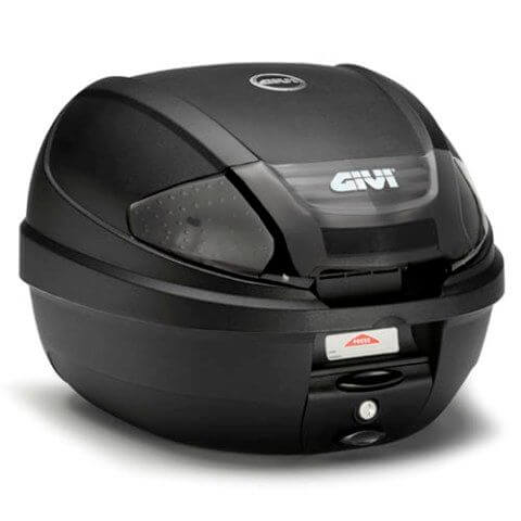 [E300NT2] Toppboks Monolock 30 liter, Svart med Sotet Glass