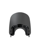 17.8 in. Quick Release Low Windshield, Black
