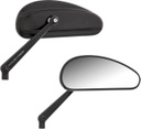 Downdraft Mirror, Black, Pair