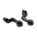 Passenger Board Mounts, Gloss Black