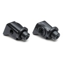 Splined Footage Adapters, Rear, Satin Black