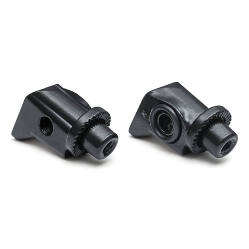 [8834] Splined Footage Adapters, Rear, Satin Black