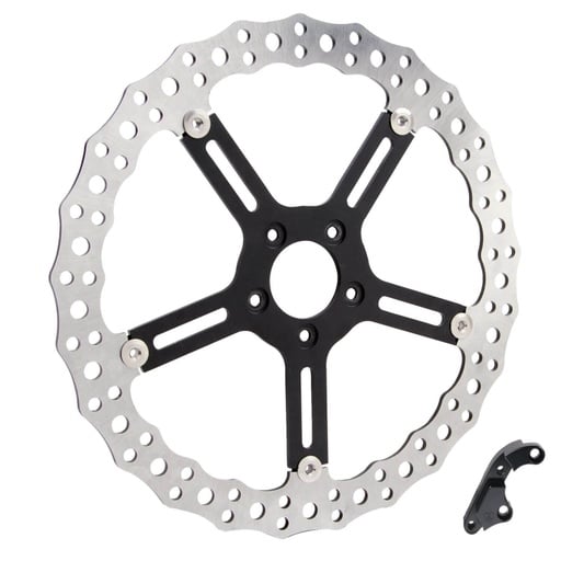 [706600] 15" Jagged Big Brake Rotors, Hub Mount, Left Side