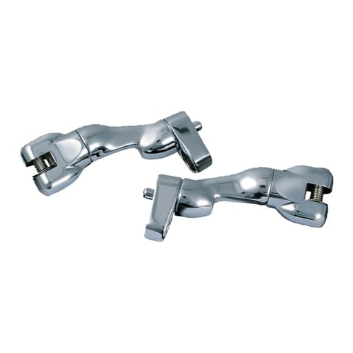 [7504] Adjustable Passenger Peg Mounts, Chrome