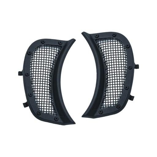 [6519] Mesh Headlamp Vent Accent, Satin Black