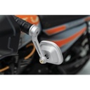 Dillinger Bar End Mirror, Silver