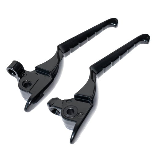 [10058-2] Enygma Handlebar Lever Set, Gloss Black