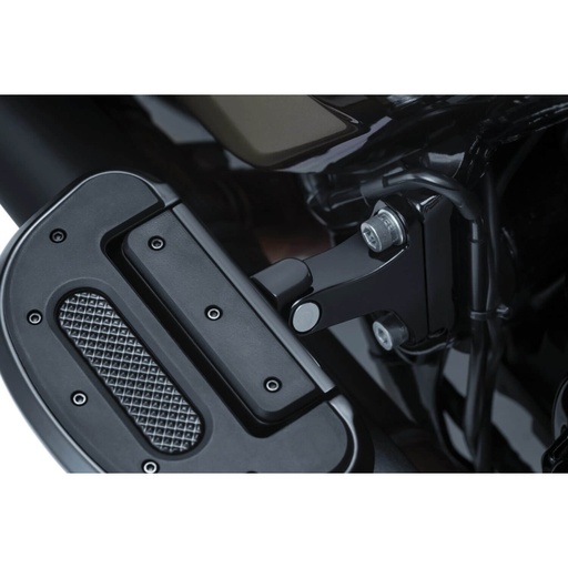 [8895] Non-Pivoting Splined Footpeg Adaptors, Black