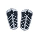 Spear Passenger Floorboard Inserts, Chrome