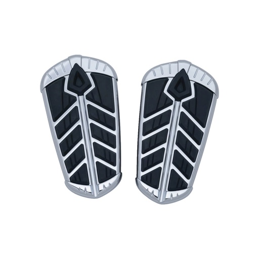 [5656] Spear Passenger Floorboard Inserts, Chrome