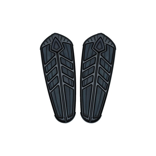[5651] Spear Driver Floorboard Inserts, Satin Black
