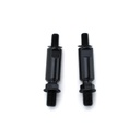 Raised Mirror Mount Adapters, Black