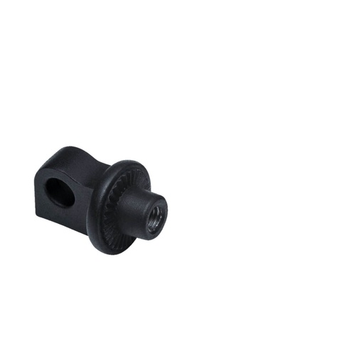 [6775] Splined Male Mount Peg Adapters, Adjustable Stop, Black