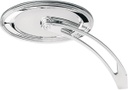Chrome Mirror, Stepped, Left/Right