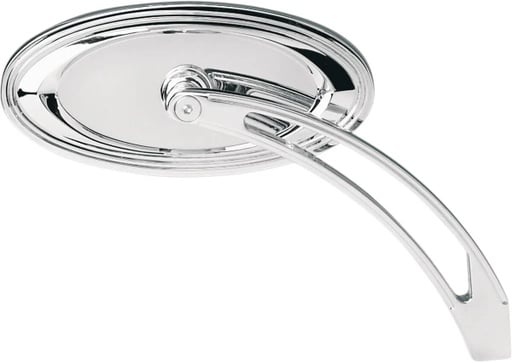 [0640-0028] Chrome Mirror, Stepped, Left/Right