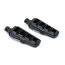 Dillinger Footpegs with Male Mount Adapters, Satin Black