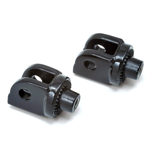 [8889] Footpeg Adapter Splined, Gloss Black