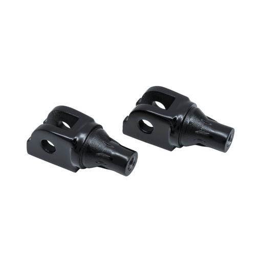 [8948] Tapered Front Footpeg Adapter, Gloss Black