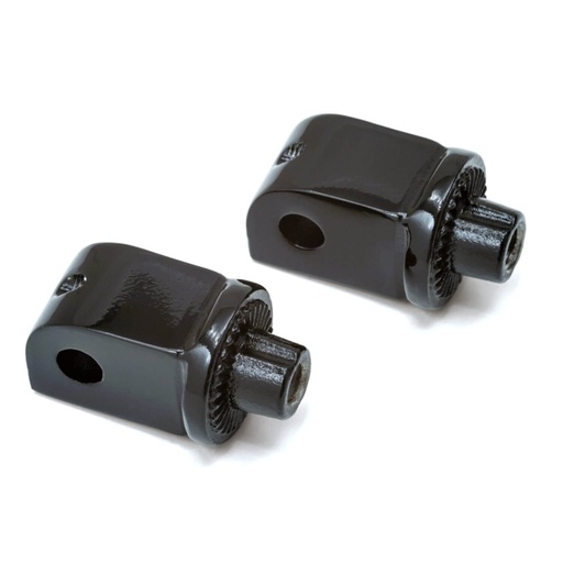 [8869] Footpeg Adapter Splined, Gloss Black