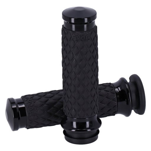 [DIA-65-ANO-FLY] Grip Set, Diamond Contour Air SS, Domed, Black