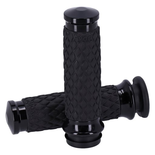 [DIA-65-ANO-FLY] Grip Set, Diamond Contour Air SS, Domed, Black