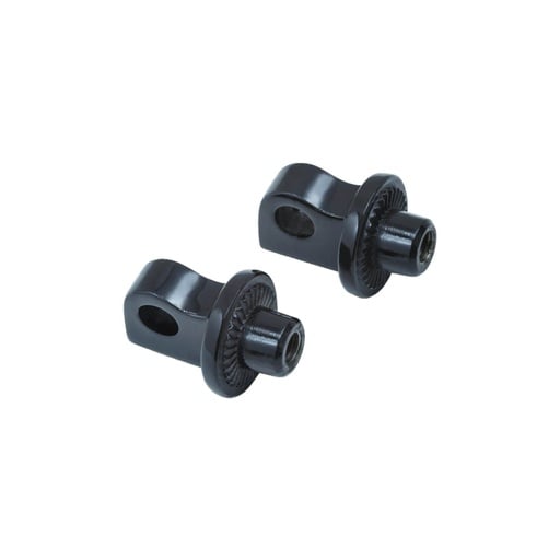 [8888] Splined Male Mount Peg Adapters, Gloss Black