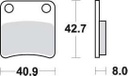 SBS115 Bremseklosser (670) F+B