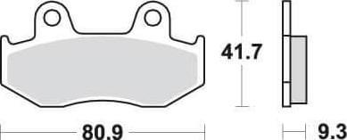 [SBS125MS] SBS125 Bremseklosser (709) Maxi Sinter