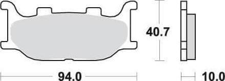 [SBS128MS] SBS128 Bremseklosser (691) Maxi Sinter