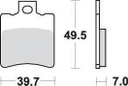 SBS143 Bremseklosser (725) F+B Maxi Carbon