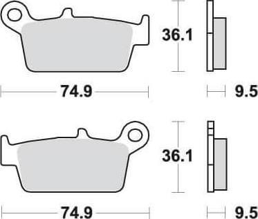 [SBS144] SBS144 Bremseklosser (604)