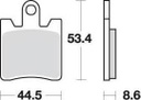 SBS146 Bremseklosser (740) Maxi Carbon