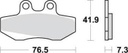 SBS148 Bremseklosser (652) F+B