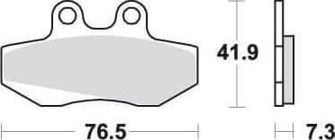 [SBS148] SBS148 Bremseklosser (652) F+B