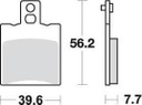 SBS149 Bremseklosser (744) F+B