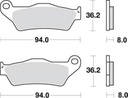 SBS151 Bremseklosser (671) Maxi Carbon