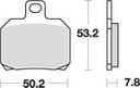 SBS157 Bremseklosser (730) Maxi Carbon