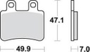 SBS167 Bremseklosser (773) Maxi Carbon