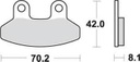 SBS178 Bremseklosser (792) F+B