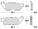 SBS181 Bremseklosser (654) Maxi Carbon