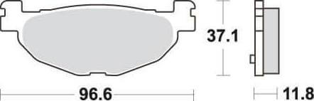 [SBS185MS] SBS185 Bremseklosser (812) Maxi Sinter