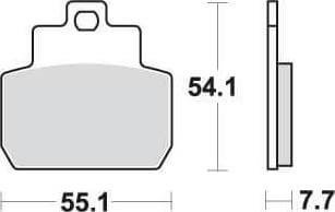 [SBS191MS] SBS191 Bremseklosser (831) Maxi Sinter