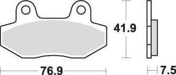 [SBS200] SBS200 Bremseklosser (814) F+B