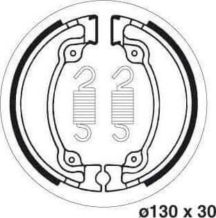 [SBS2026] SBS2026 Bremsesko Sett m/Fjærer
