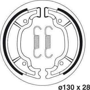 [SBS2199] SBS2199 Bremsesko Sett m/Fjærer