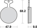 SBS504 Bremseklosser Front