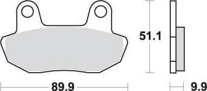 [SBS561] SBS561 Bremseklosser Front