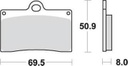 SBS566 Bremseklosser Front