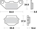 SBS591 Bremseklosser Sinter Front