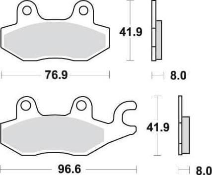 [SBS638RSI] SBS638 Bremseklosser Sinter